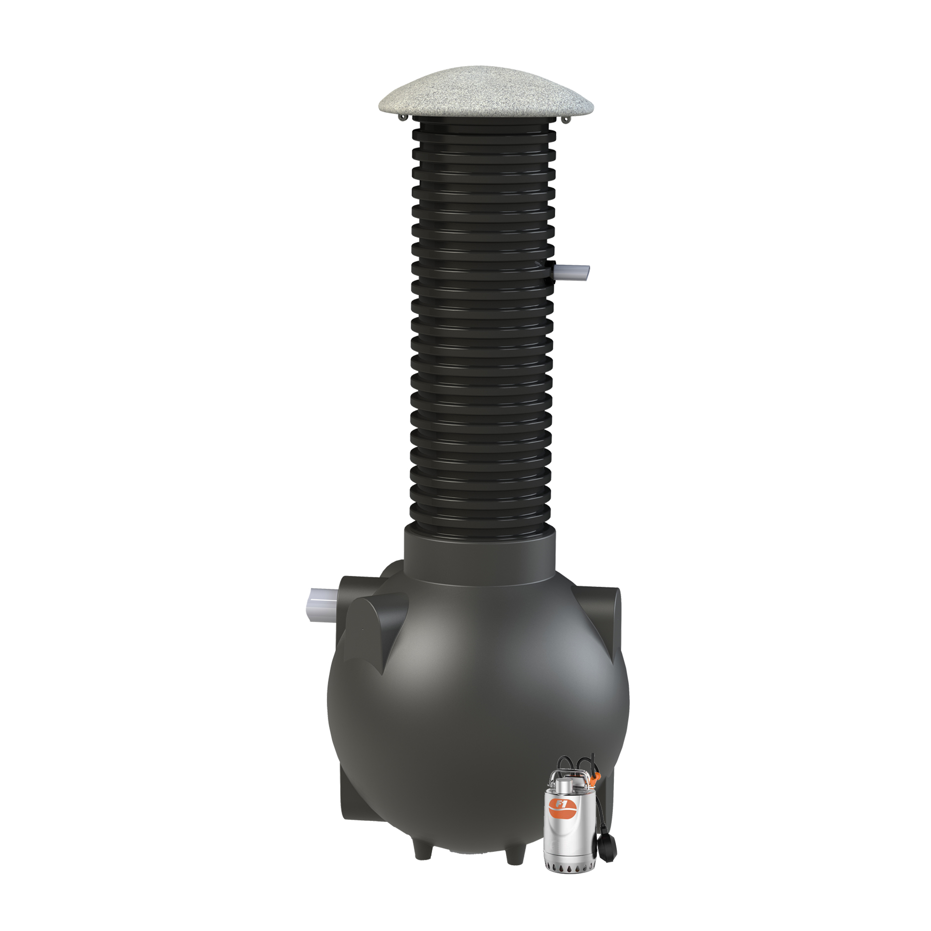 3626418 Pumppukaivo saostetuille- ja harmaille vesille IISI D1000-40mm 350L, ilman takaiskuventtiiliä